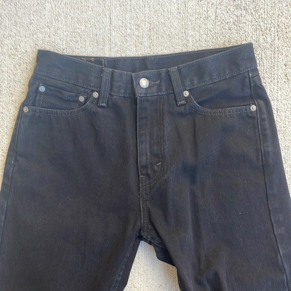 Men's Levi’s 505 30 x 30 Black Jeans Straight fit - Picture 2 of 6